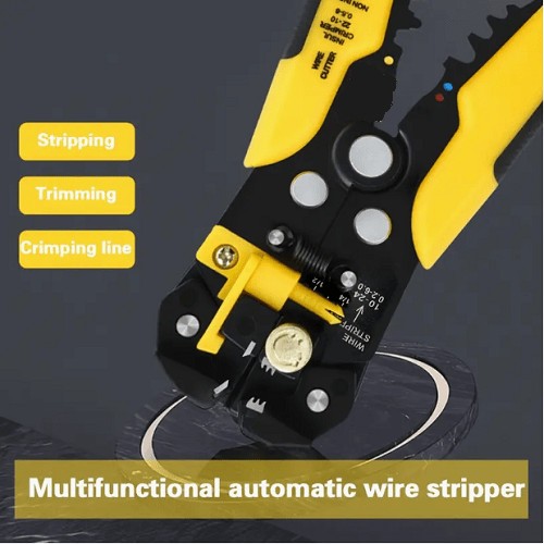 YEL Self Adjusting Insulation Wire Stripper Cutter Crimper Cable Stripping Tools