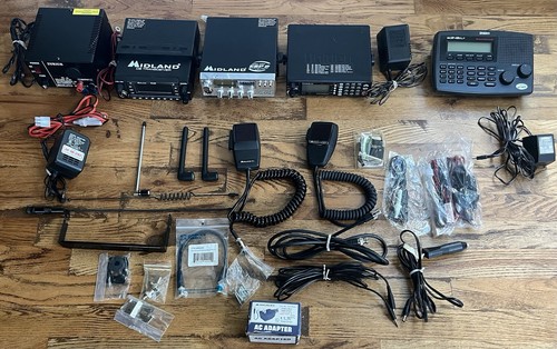 CB/Scanners Radio Lot - Midland, Uniden, Zurich. *All Turn On but FullyUntested*