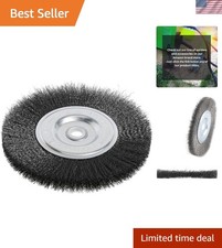 Durable Forney 72747 Wire Wheel Brush - 6-Inch x 0.008-Inch for Clean Surfaces