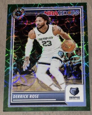 Derrick Rose 2023-24 Panini Nba Hoops Premium Stock Premium Green Prizm /8! RARE