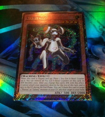x2 Orbital 7 1st Edition Platinum Secret Rare RA04-EN197 Yu-Gi-Oh!
