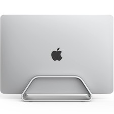 HumanCentric Vertical Laptop Stand Compatible with MacBook Pro and Silver
