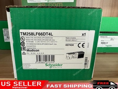 The new TM258LF66DT4L PLC programmable controller delivers fast
