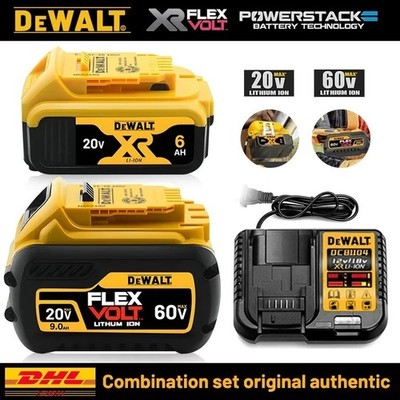 Für DeWalt Akku 20V 5AH 10Ah XR Li-ion DCB184 DCB182 DCB200-2 /Ladegerät DE