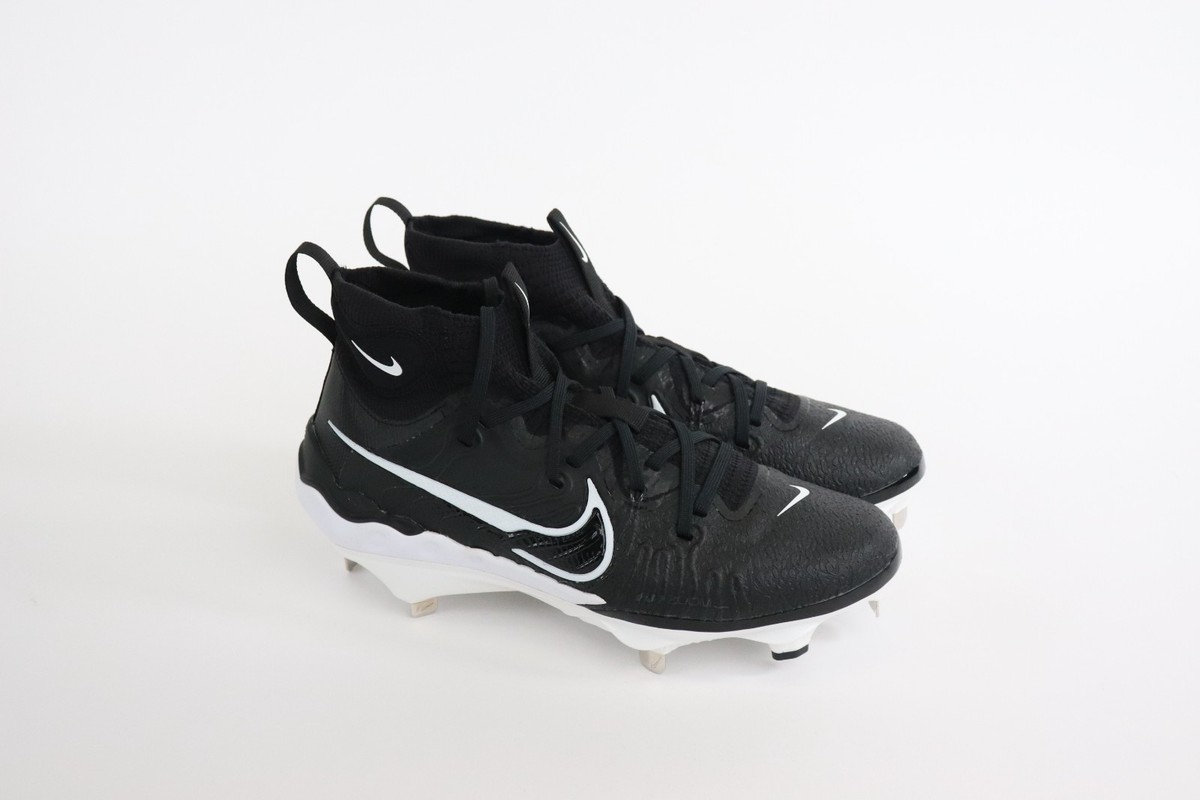 NEW Nike Alpha Huarache NXT Metal Baseball Cleats Black  display picture 3