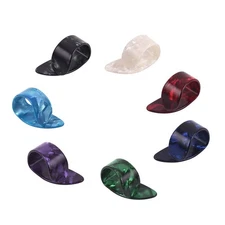 WANDIC Guitar Picks, 8 Pcs Guitar Thumb Finger Picks Celluloid Picks Plectrum...