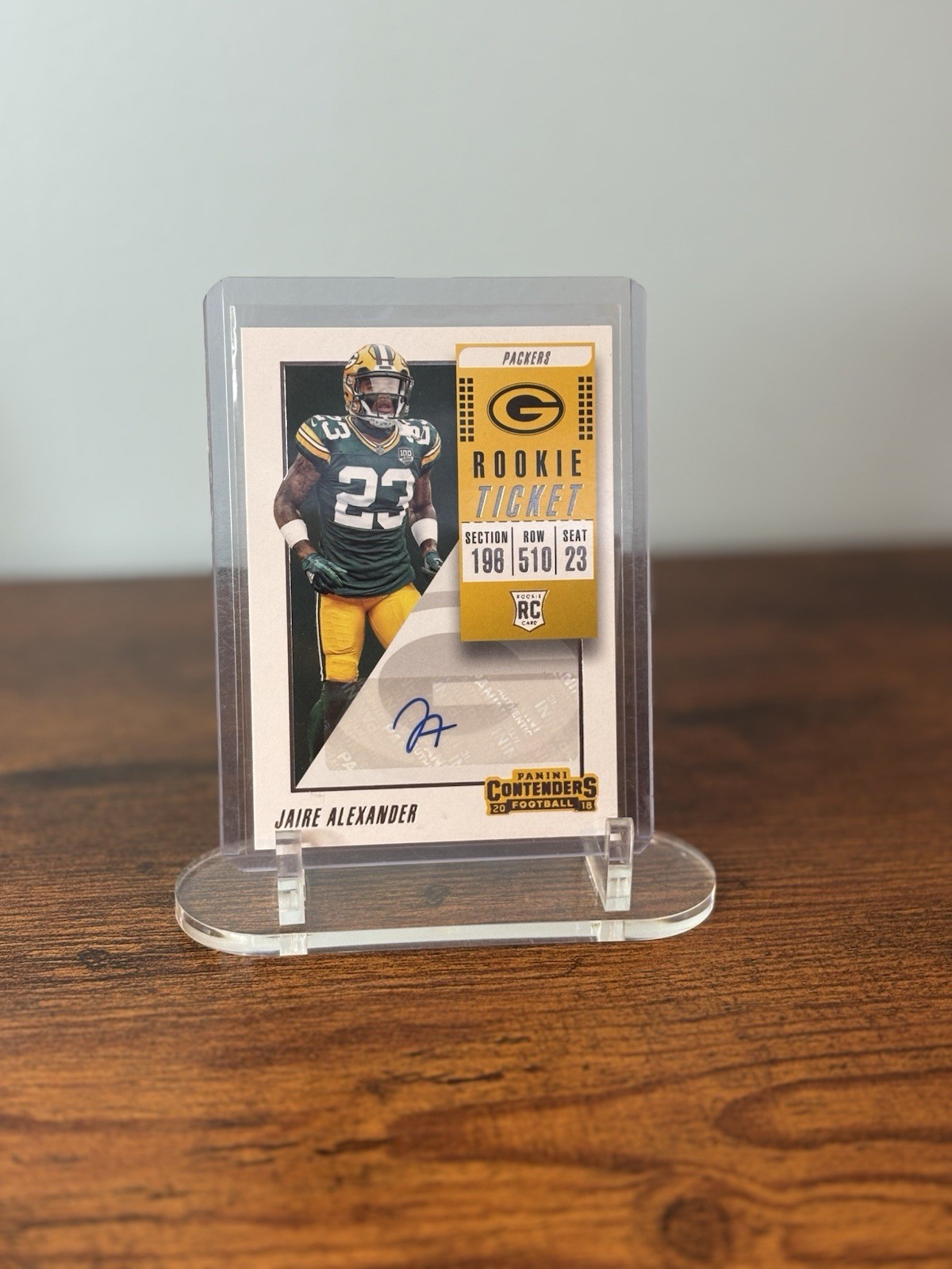 2018 Panini Contenders - Rookie Ticket Auto Jaire Alexander #153 (RC) Packers