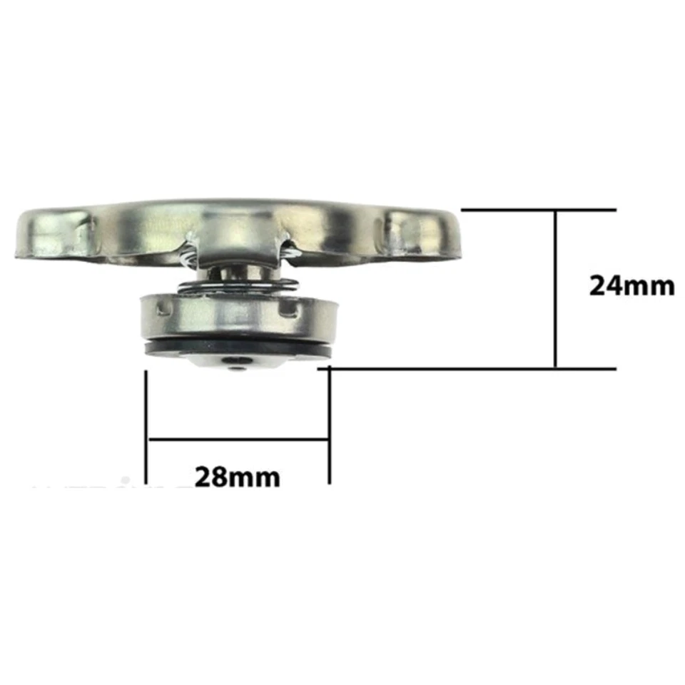 Radiator Cap for Toyota Hiace 4cyl 2.4L 2.2L 1.8L 2.0L 1982~2005 - image 4 of 4