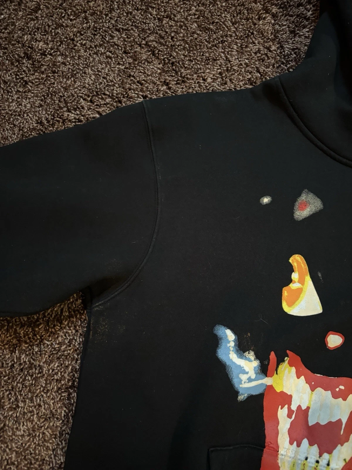 Felpa con cappuccio Authentic Destroy Lonely No Stylist Tour Alyx nera taglia S rara gatto