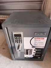 First Alert 2077 DG 2.1 Cubic Foot Water Fire Theft Digital Keyed Bolt-Down Safe