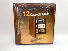 New Old Stock Vintage Realistic 24 Cassette Tape Holder Case Album