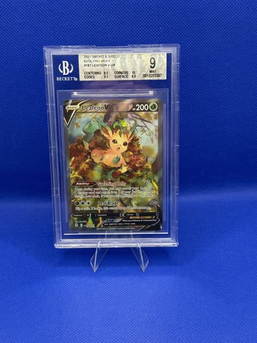 Leafeon V graded BGS 9 for sale on eBay