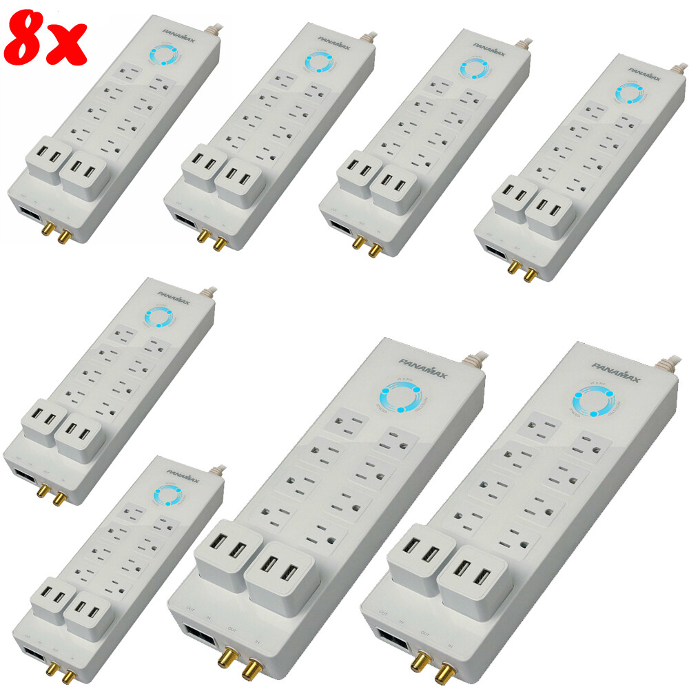 8x Panamax P360-8, USB-зарядная станция с защитой от перенапряжения на 8 розеток