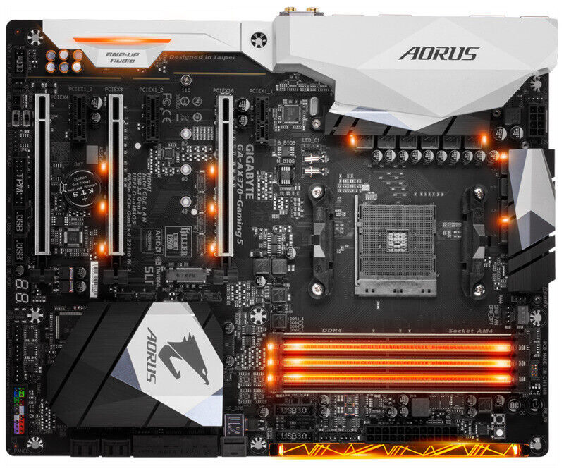 Gigabyte GA-AX370-Gaming Motherboard AMD X370 Socket AM4 DDR4 M