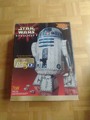 Vintage Star Wars Episode 1 R2-D2 Puzz3D 3D Puzzle 708 Pieces 1999