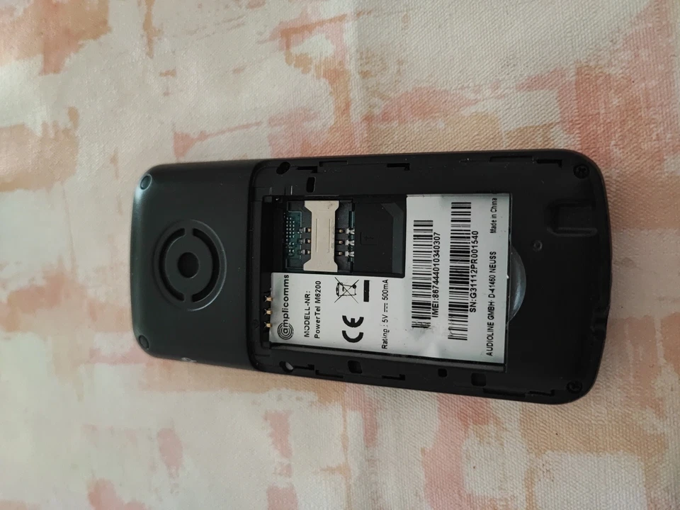 ELDERLY BASIC EMERGENCY SOS BIG BUTTONS Amplicomms Powertel M6200 UNLOCKED - Bild 2 von 2