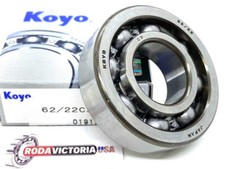 KOYO 62/22 DEEP GROOVE BALL BEARING, OPEN, NO SEALS 22x50x14 mm