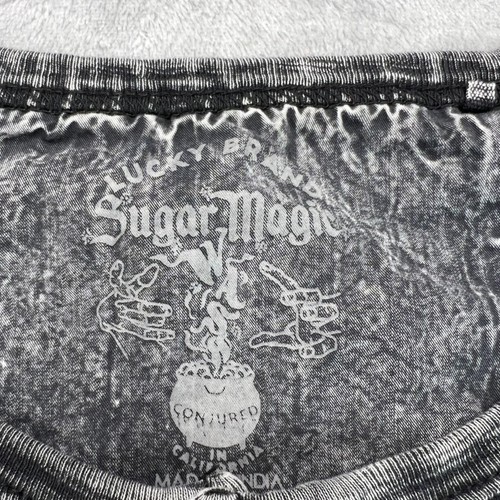 Henley de manga larga Lucky Brand Sugar Magic para hombre M gris - Imagen 4 de 14