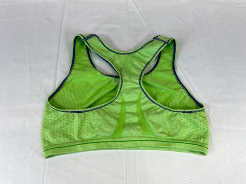 Youth Girls S Sports Bra Champion C9 Racerback T Back Green Unpadded Athletic - Picture 4 of 9