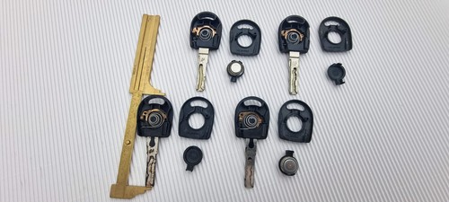 Original VW 1 Taster Huf Zündschlüssel mit Licht - Schlüssel Profil Nr.: HAA - Bild 3 von 14