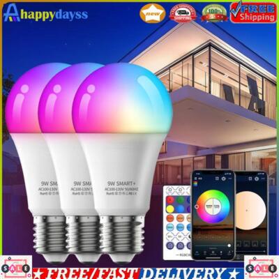LED WiFi Smart Light E27 Bulb Head RGBCW Color Voice Lamp for Home Decoration