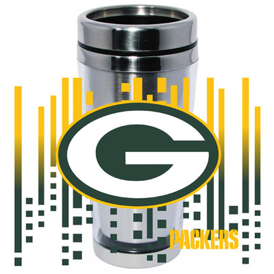 Green Bay Packers Logo Reisbecher Tumbler Aus Edelstahl Neu CI25