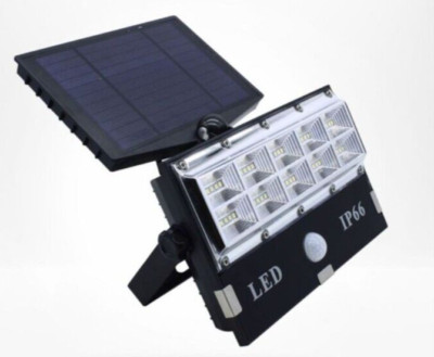 Faro con Pannello Solare 300W Led IP65 Crepuscolare 4000K