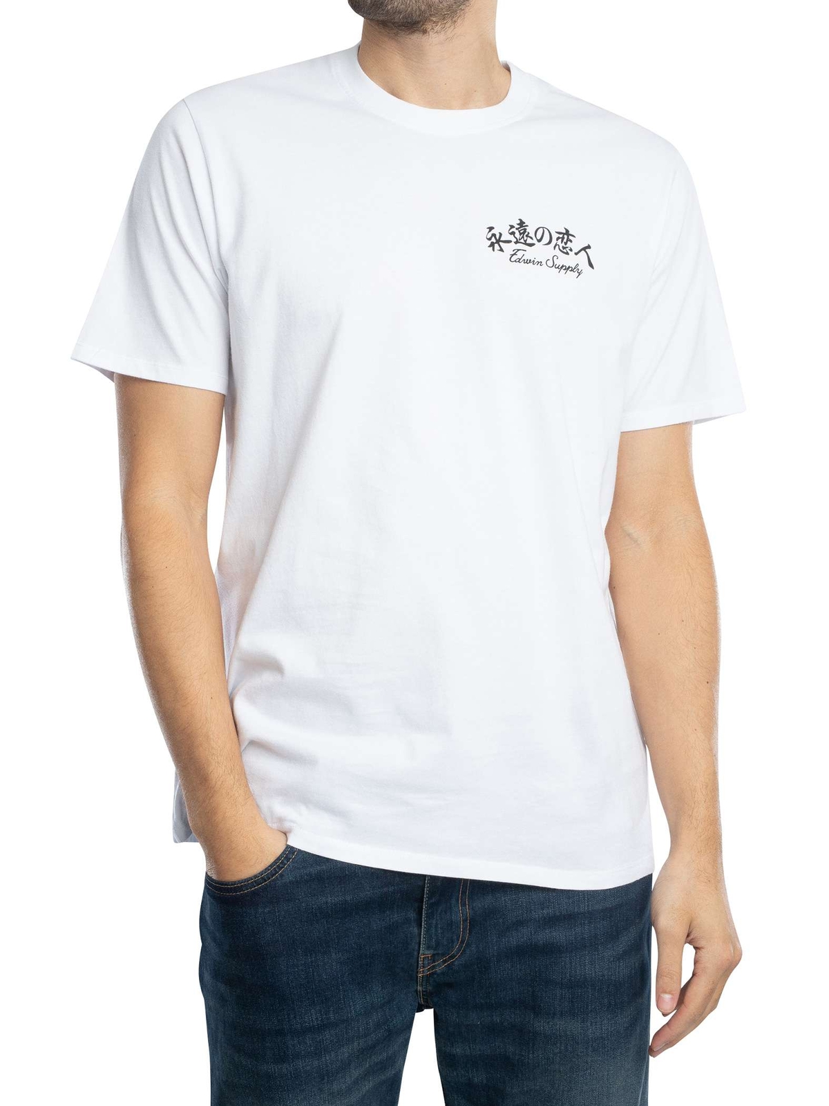 Мужская футболка Edwin Forever Lover, белая