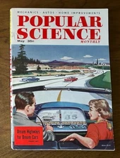 Popular Science May 1956 vintage how to magazine Phil Silvers back cover ad