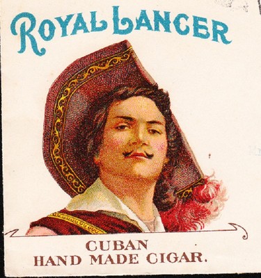 SCARCE Jones McIntosh Tobacco Co Royal Lancer Cuban Cigar Ogdensburg NY  1910 ä