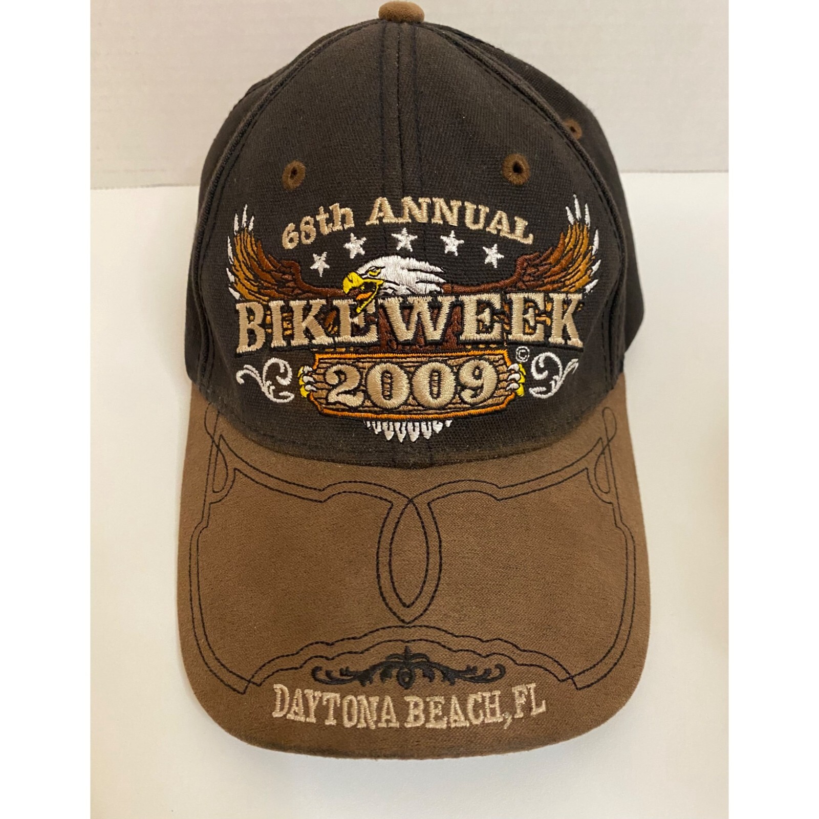 2009 Bike Week Hat Cap Daytona FL USA Freedom Beach Club Promotions