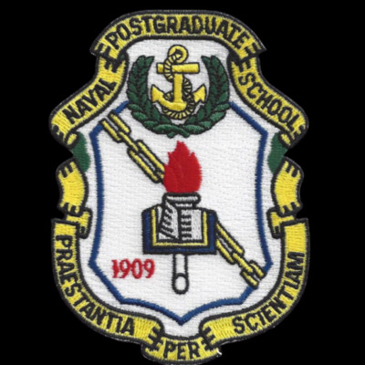 NAVAL POSTGRADUATE SCHOOL PATCH US NAVY MARINES PIN UP DOD Presidio MONTEREY WOW