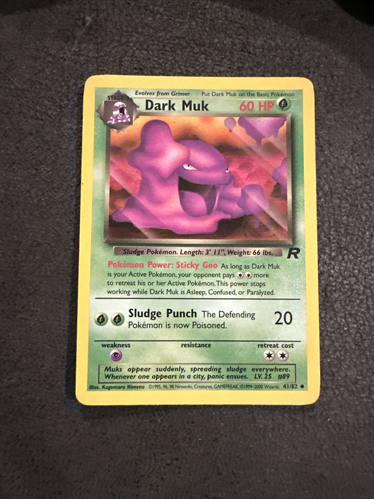 Dark Muk 41/82 Pokemon TCG