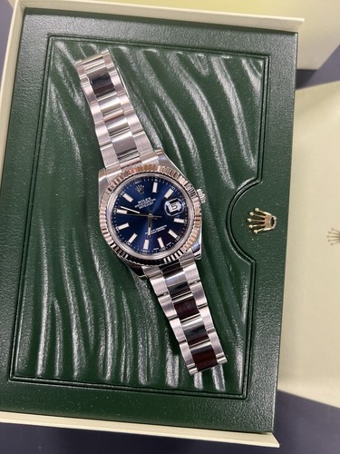 Rolex Datejust 2 41mm Blue Dial White 