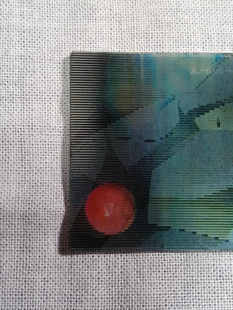 Onix Pokemon Japanese Meiji Super Change Card 3D Lenticular B4806