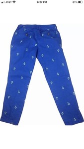 Old Navy Women Blue Nautical Sailing Anchor Capri Pant.Size 4.Perfect for cruise