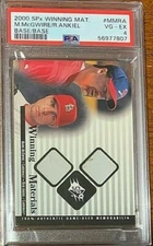 2000 SPx #MMRA McGwire Ankiel Winning Materials Base PSA 4 Pop 1 none higher