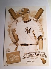 2019 Topps Allen & Ginter Ginter Greats 5x7 Mariano Rivera Yankees 34 /10