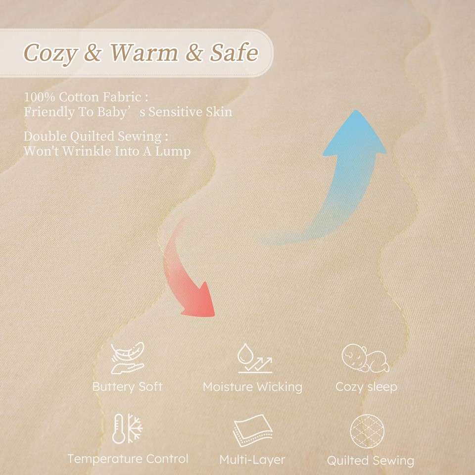 Looxii Baby Sleep Sack 1218 Months 2.5 TOG Baby Wearable Blanket