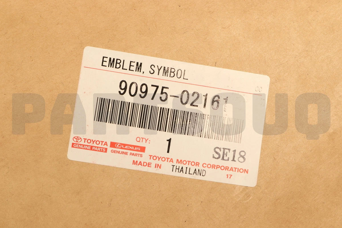9097502161 Genuine Toyota EMBLEM SYMBOL 90975-02161 | eBay 