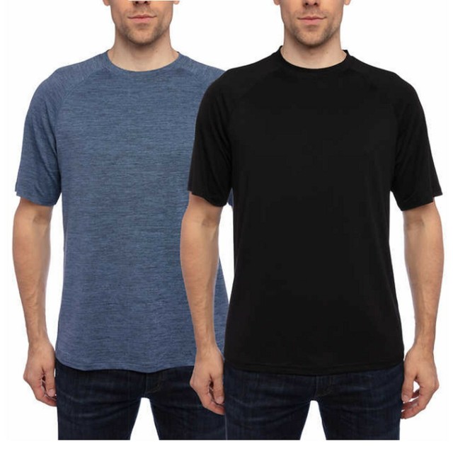 Glacier Performance Men’s 2pack TShirt eBay