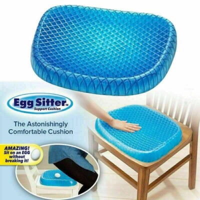 CUSCINO SEDIA ANTIDECUBITO IN MEMORY GEL POSTURA SCHIENA UFFICIO