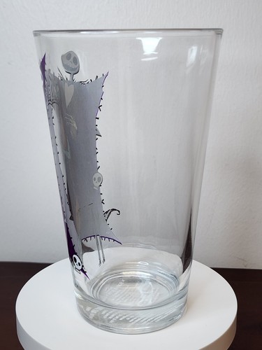 Disney Nightmare Before Christmas Jack & Sally Skellington Tazza Pinta Vetro *Leggi - Foto 3 di 13
