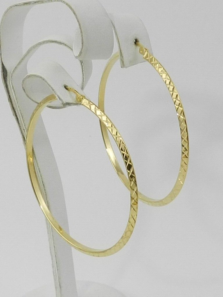 MACY'S Hoop Earrings in 14k Gold Over Sterling Silver