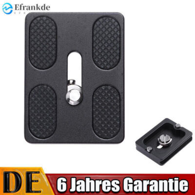 Quick Release Plate PU-50 Schnellwechselplatte Adapter für Benro Arca Stativ DE