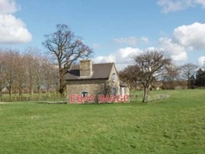 PHOTO  HOUSE NEAR WATER EATON MANOR THE HOUSE IS IN THE FIELDS AT THE END OF THE