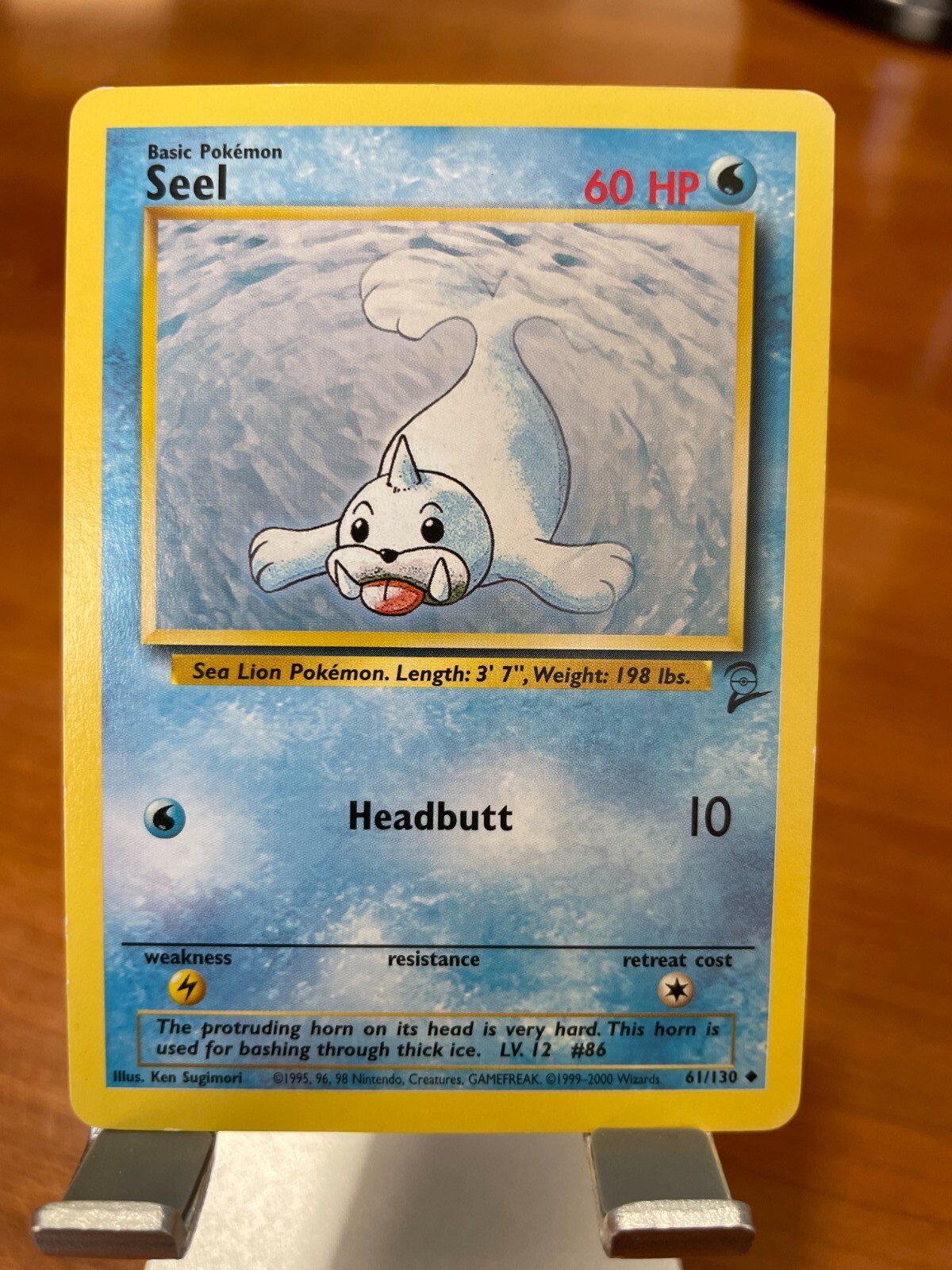 SEEL - Base Set 2 - 61/130 - Uncommon - Pokemon Card TCG Vintage WOTC LP
