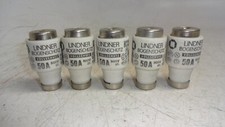 Lot of 5 Linder Bogenschutz 50A 500V Ceramic Bottle Fuse 50 Amp 500 Volt