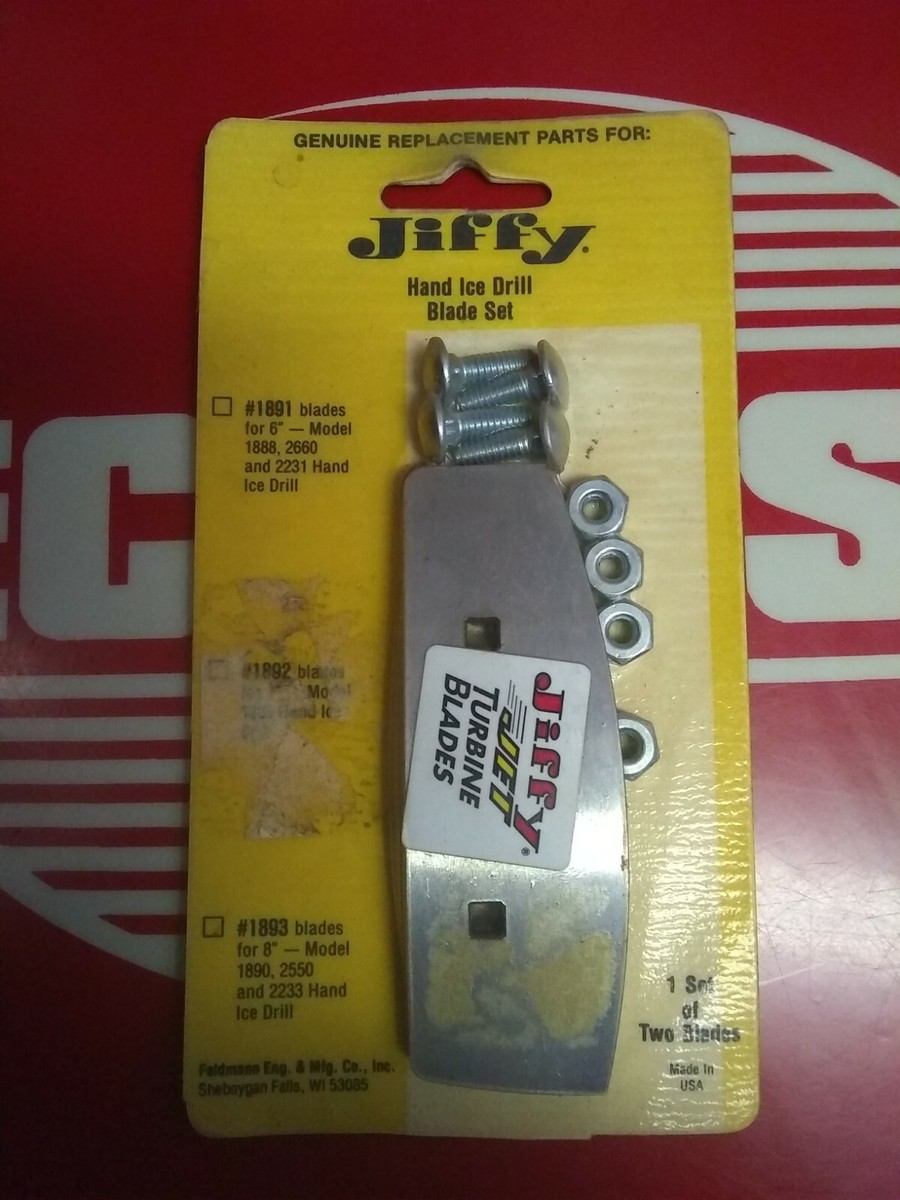 JIFFY ICE AUGER 1893 BLADES FOR 8