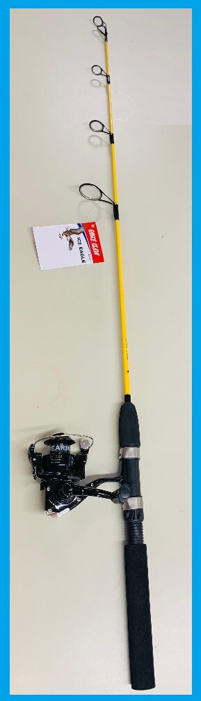 EAGLE CLAW ICE EAGLE Fishing Rod & Reel Combo 36" Length FREE USA SHIP #IE36MH1C
